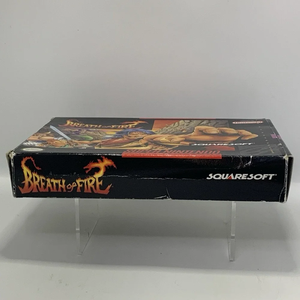 Breath of Fire Super Nintendo SNES with Game Cartridge, Box, Tray, Manual & Map